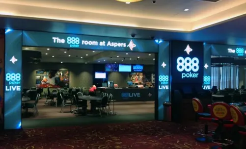 888Poker Room at Aspers