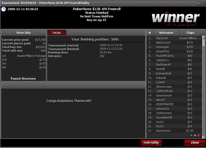 Carlos "Manero" Fonseca Vai ao Aussie Millions 2010 101