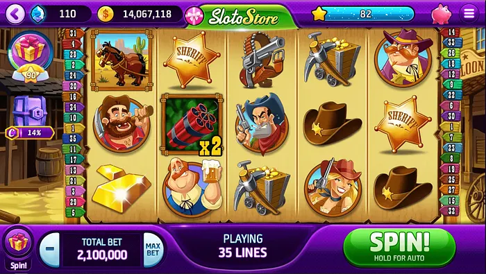Saloon Rush Luckyland Slots