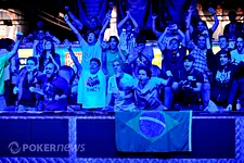 Brazilians celebrate Andre Akkari's bracelet.