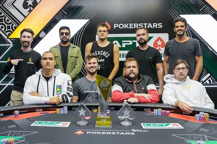 Mesa final do R$ 25K High Rollers do LAPT Rio de Janeiro 2023
