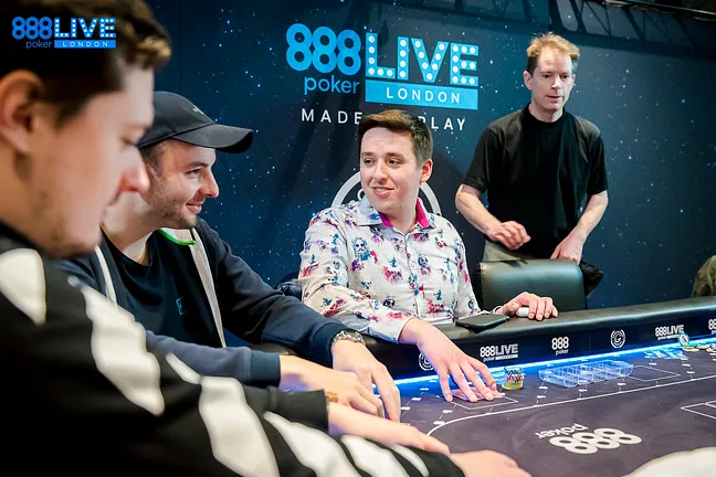 Jack Hardcastle at an 888 live event at The Grosvenor London