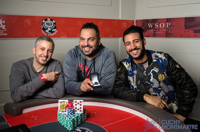 Deal à 3 sur le High Roller WSOPC Paris, Julien Sitbon finit 4e, Sam Grafton 5e, Davidi Kitai 7e 0001