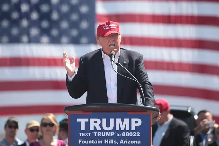 Donald Trump during the 2020 US Presidential Election