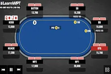 Top Two Pair vs. Turn Flush Card: Call or Fold?