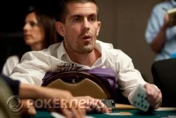 The look of a chip leader...