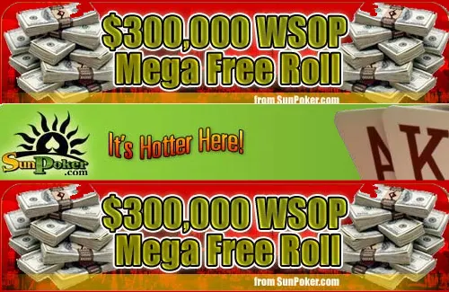 $300,000 WSOP Mega Freeroll – 25 Lugares à Espera 0001