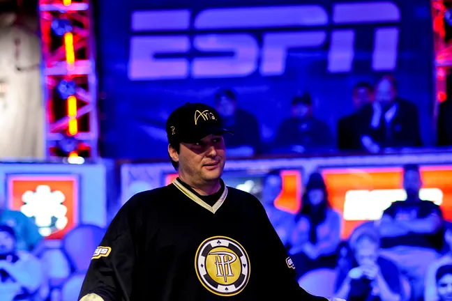 Frustrated Phil Hellmuth