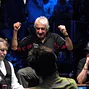 Ray Rahme reacts to a favorable flop