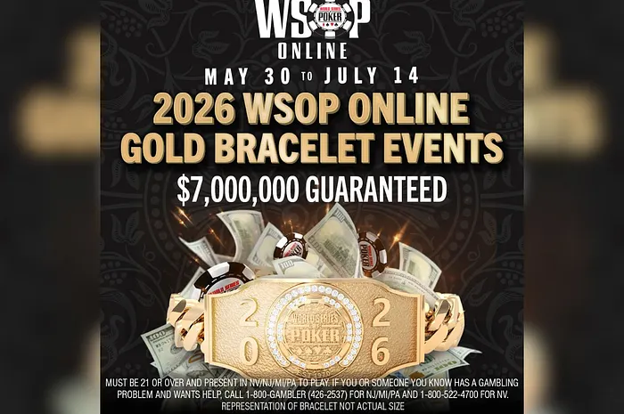 30 Bracelets and 50 Main Event Seats Up For Grabs in WSOP Online Series