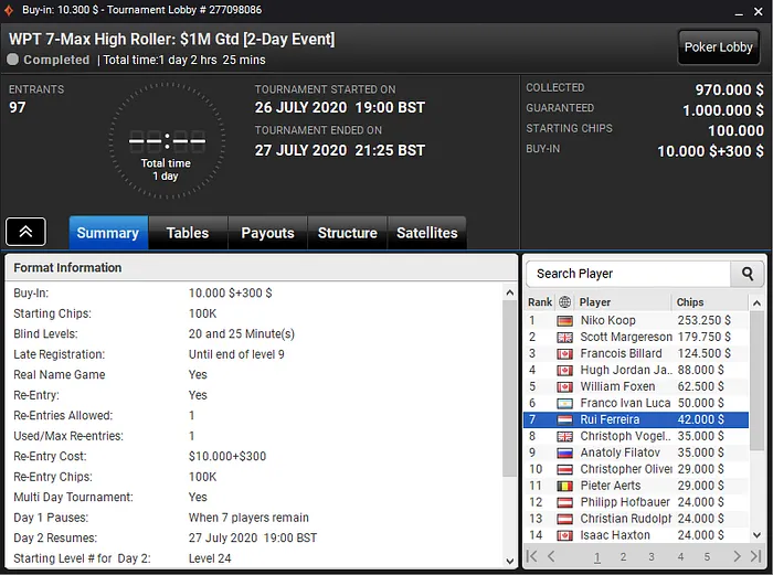 wpt online partypoker