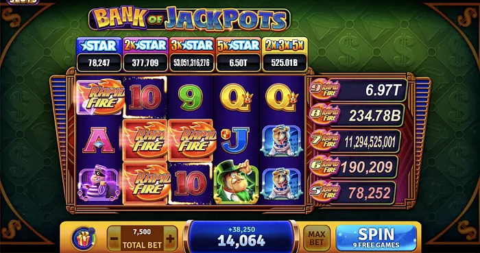 bank of jackpots