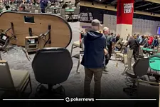 WSOP Cherokee Tables Flipped