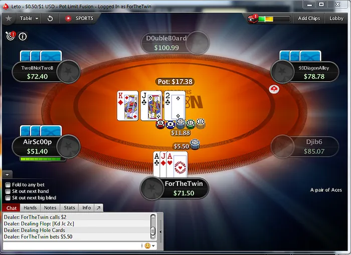 PokerStars Fusion é o Novo Jogo da PokerStars 101