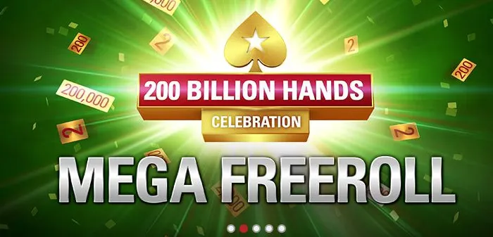 200 Billion Hands : Mega Freeroll à 100.000€ sur PokerStars 0001