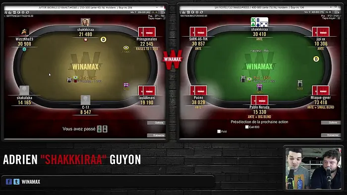 Lors d'une des sessions Twitch