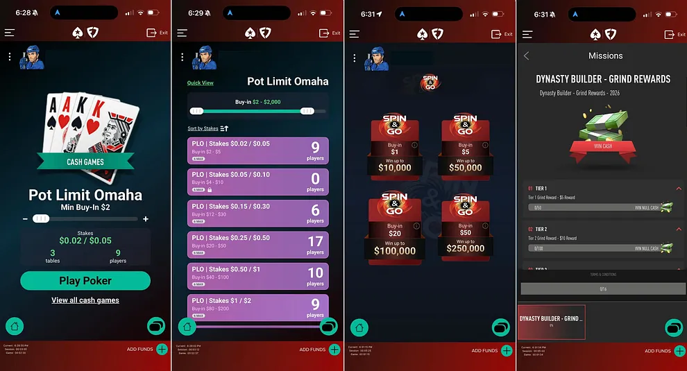 PokerStars Exclusively on FanDuel Mobile Client