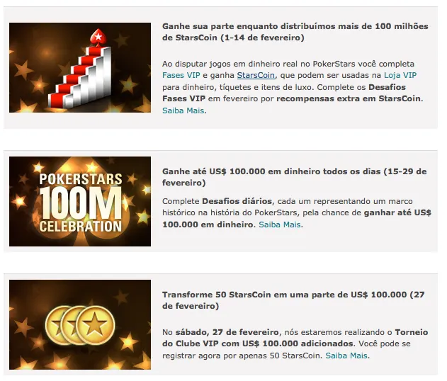 PokerStars: 100 Milhões de Jogadores e Milhões em Jogo em Fevereiro 101