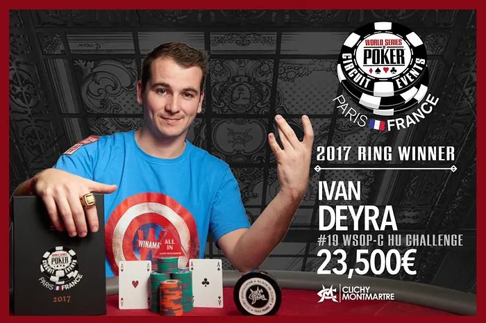 WSOPC Paris : 3e bague et doublé d'Ivan Deyra sur le Head's up 0001
