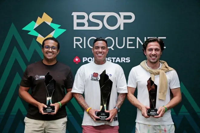 Victor Hugo, Rafael Cunha e Geraldo Magela