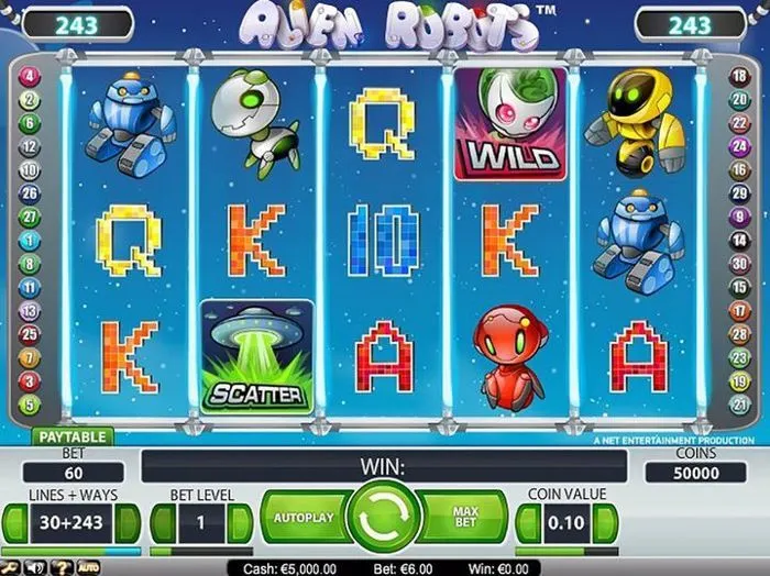 Alien Robots NetEnt Slot