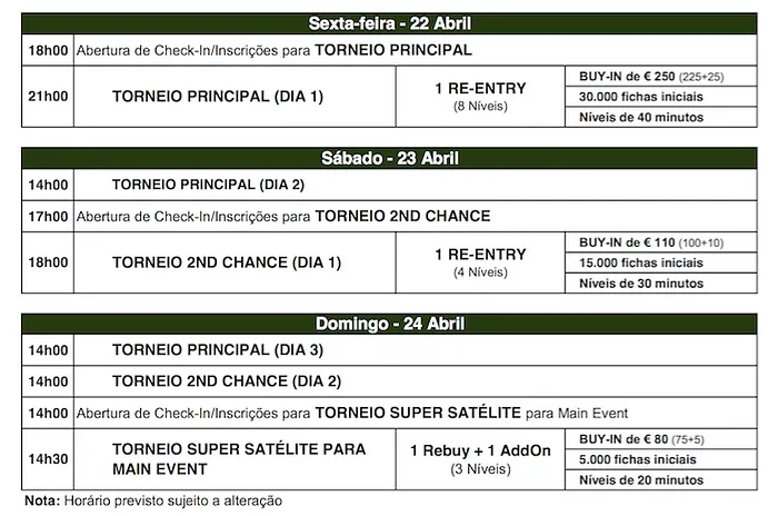 Hoje às 20:30 Satélite Etapa #6 Solverde Poker Season em Vilamoura 102