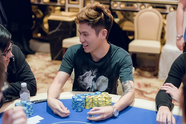Shi Qiang Lin sits in pole position in the PKC Main Event
