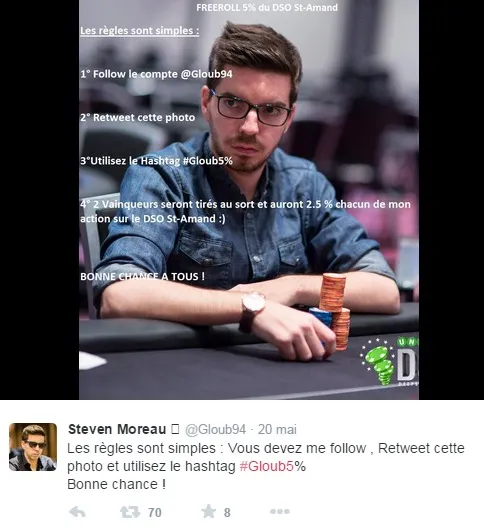 Twitter : L'actu poker en un clin d'oeil avec Negreanu, Loosli, Gloub94, Roroflush ou Faraz... 101
