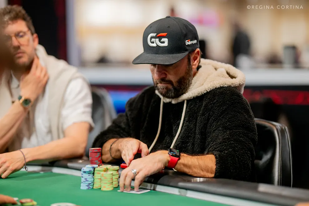 Daniel Negreanu at the poker table