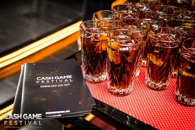 Cash Game Festival Welcome Drinks