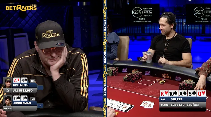 Dan "Jungleman" Cates Decimates Poker Brat in Latest Hellmuth’s Home Game 104