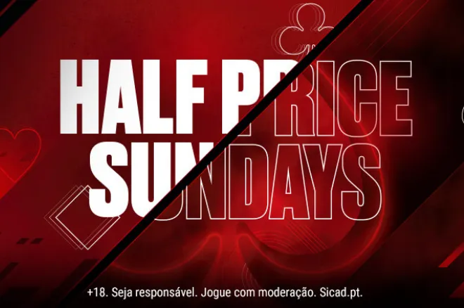 Half Price Sunday na PokerStars Portugal
