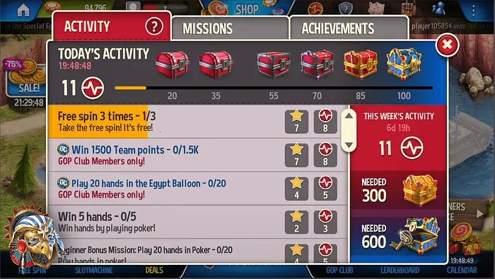 Achievements GOP3