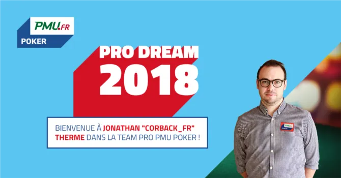 PRODream 2018 : Jonathan Therme décroche le contrat PMU Poker 101