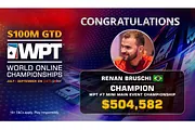 Renan Bruschi Wins WPT WOC Mini Main Event for $504,583 After Four-Way Deal