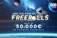 €50.000 em torneios freeroll na 888poker.pt