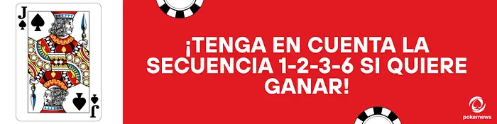 Sistema de apuestas 1-3-2-6: progresivo pero controlado