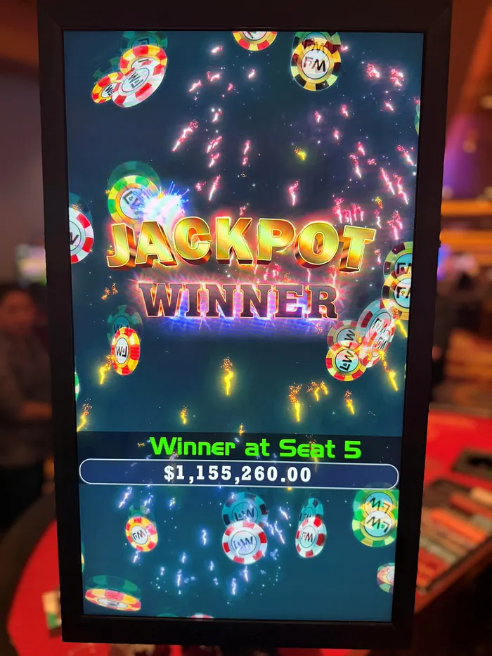 Pai Gow Jackpot Win