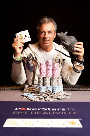 Lucien Cohen lors de sa victoire à Deauville en 2011