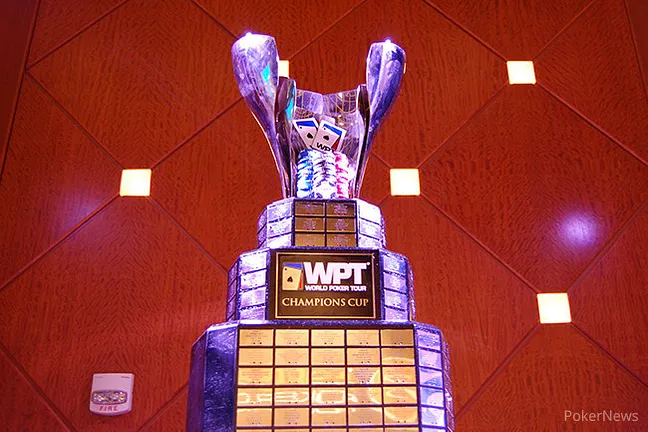 WPT Champions Cup trophy