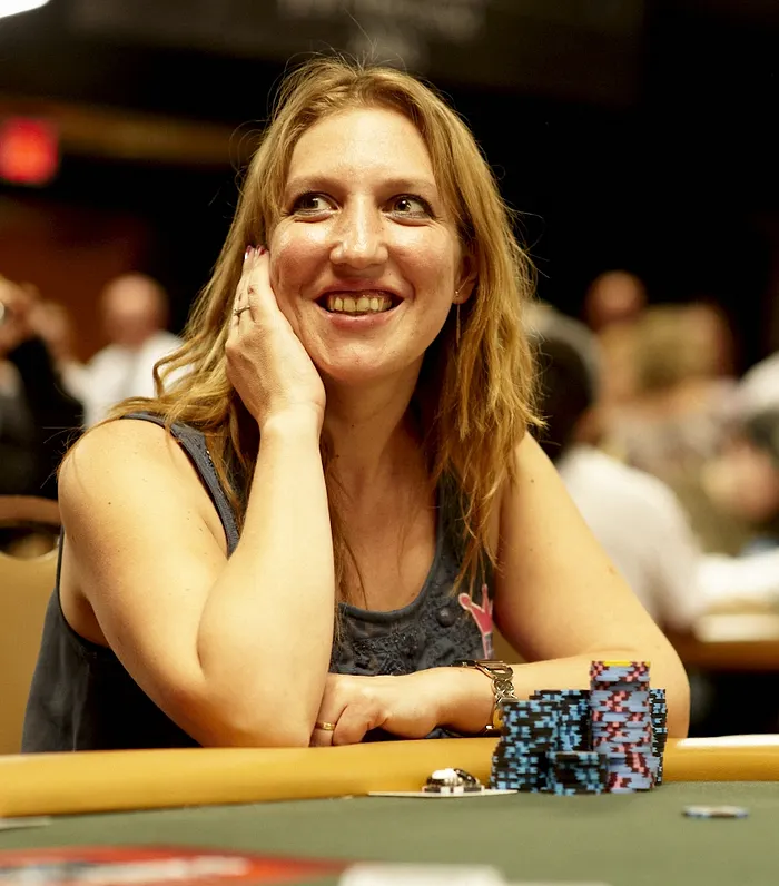 Vanessa Hellebuyck lors des WSOP / DR