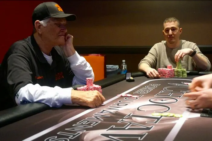 TJ Cloutier and Ray Henson square off.