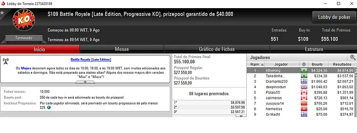 KtheKing Conquista 9 Battle Royale e Bounty Builder  & Mais 102