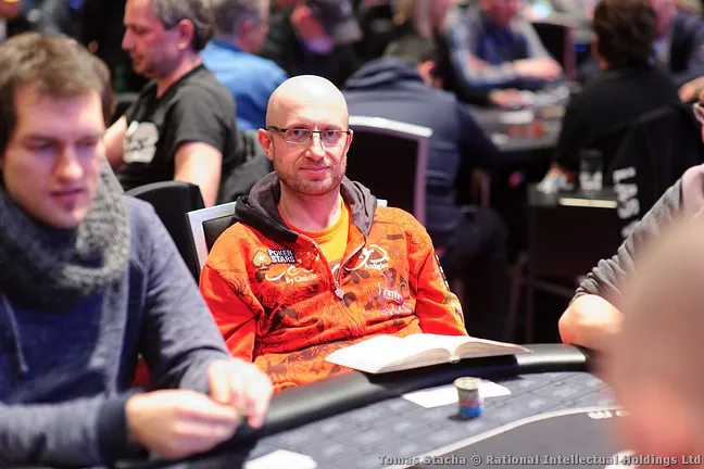 Marcin Horecki on Day 1d of the Main Event