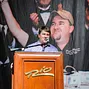 Chris Moneymaker addresses the players in the Main Event Day 01c