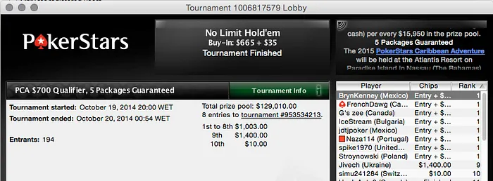 Naza Ganha Entrada no PCA e num EPT e Mr.Zeba vai ao EPT Praga 101