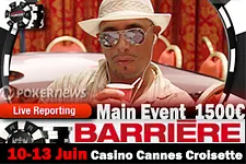 Casino Croisette Barrière du Palais des Festivals (10-13 Juin 2010) Main Event Deep Stack 1500€ - Jour 2