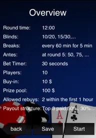 Appli iPhone : 'Poker Manager', un directeur de tournoi qui tient dans la poche 102