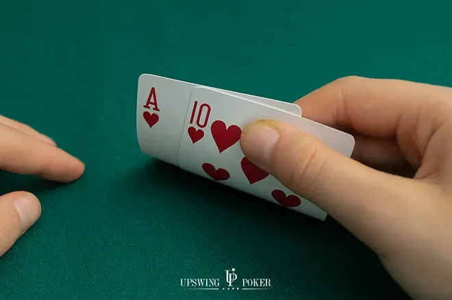 Ace Ten of hearts