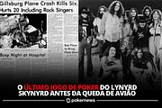 Sobreviventes do Lynyrd Skynyrd relembram poker antes da queda do avião; veja exclusiva